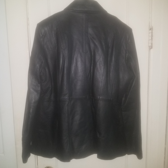 NEW Wilson Black Leatger Jacket w/ Thinsulate - Picture 2 of 5